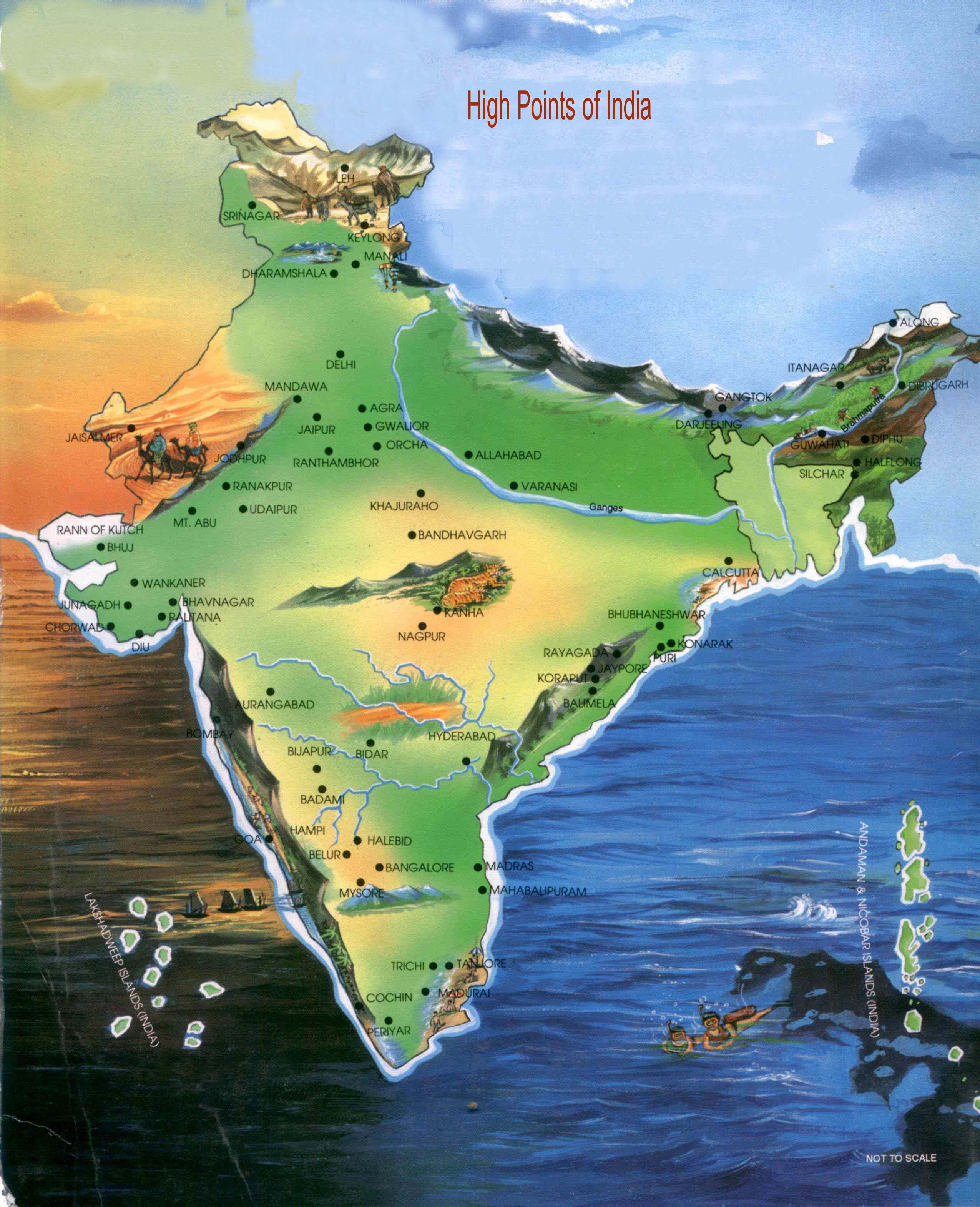 High Point India Map
